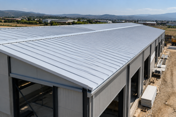 Milas Sandviç Panel Çatı Yapımı